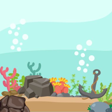 okyanus arka plan vektör tasarımı, deniz arka plan vektör tasarımı