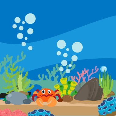 okyanus arka plan vektör tasarımı, deniz arka plan vektör tasarımı