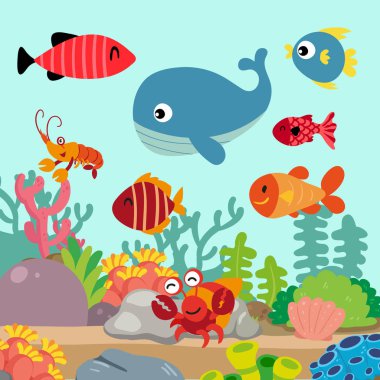 okyanus arka plan vektör tasarımı, deniz arka plan vektör tasarımı