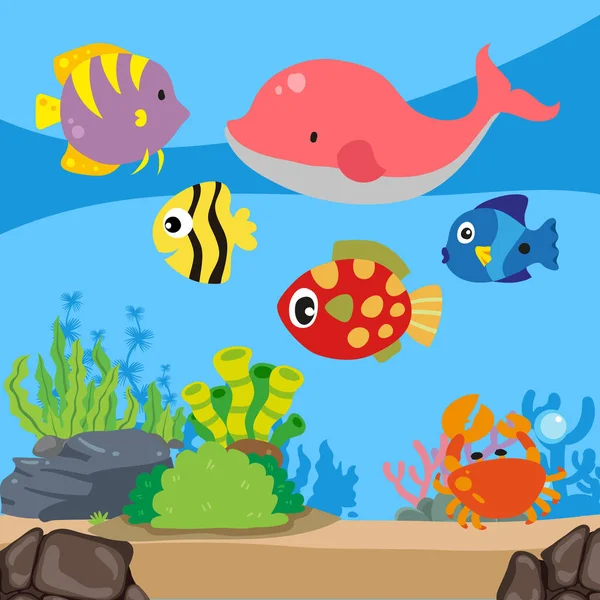 okyanus arka plan vektör tasarımı, deniz arka plan vektör tasarımı