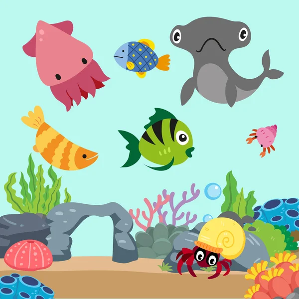 okyanus arka plan vektör tasarımı, deniz arka plan vektör tasarımı