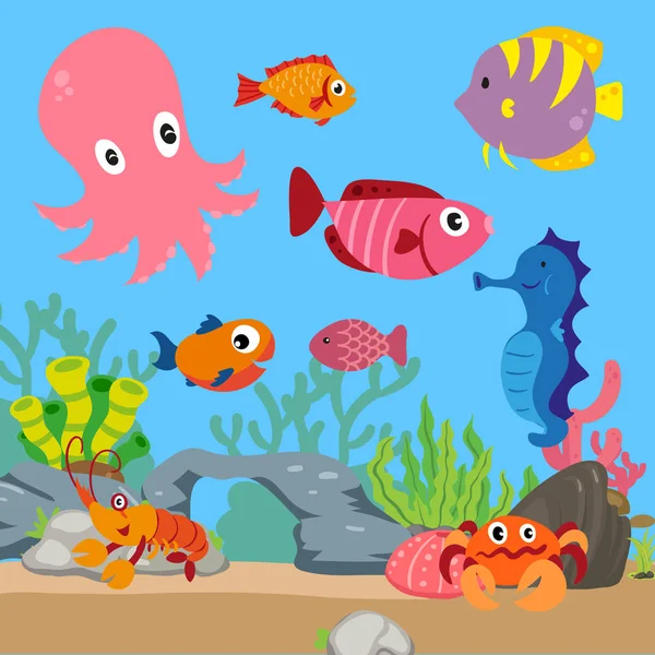 okyanus arka plan vektör tasarımı, deniz arka plan vektör tasarımı