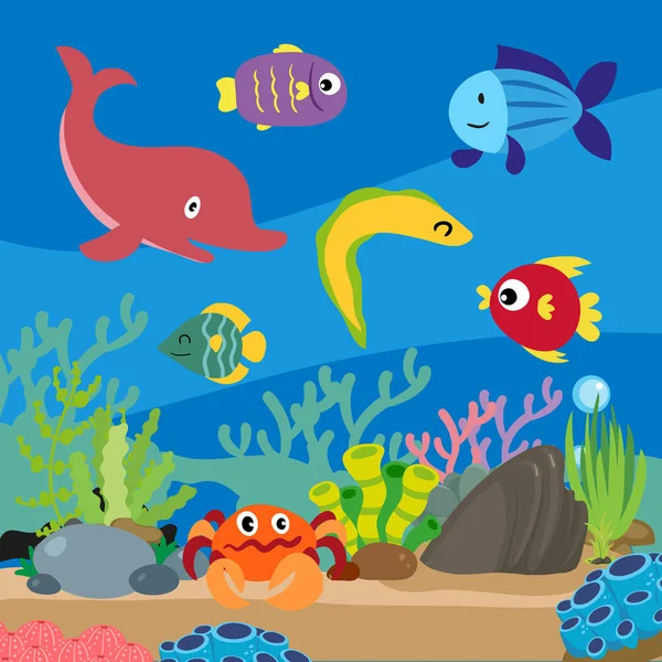 okyanus arka plan vektör tasarımı, deniz arka plan vektör tasarımı