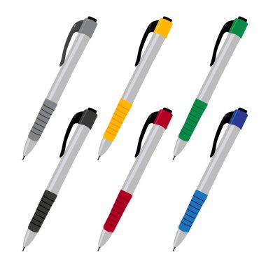 kalem vektör toplama tasarımı, set kalem vektör tasarımı