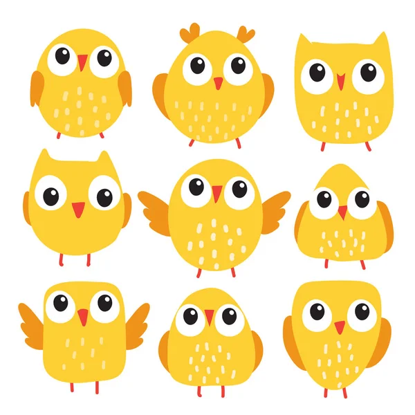 Chick Vector Collection Design Chick Character Vector Design — Stock Vector