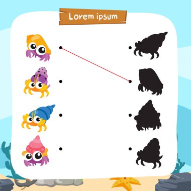 pavurya eşleşen oyun vektör tasarımı, hayvan eşleştirme oyunu tasarım vektör