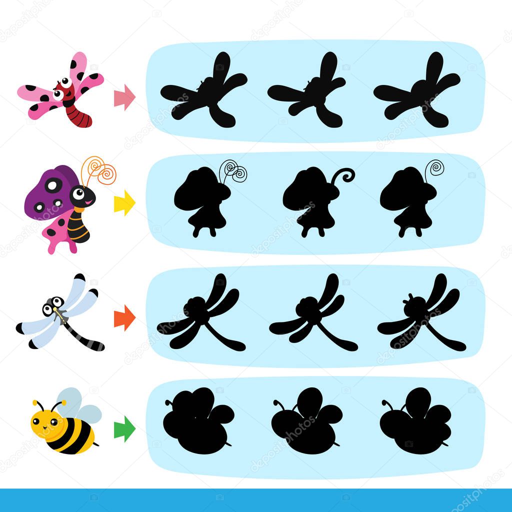insect game vector collection design, bug game vector design