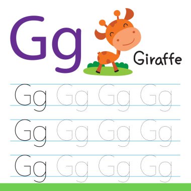 zürafa çizim çizgi vektör tasarımı, zürafa çizim vektör tasarımı