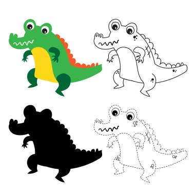 Çocuk, çocuk için sanat vektör tasarımı için çalışma sayfası vektör tasarımı