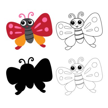 Çocuk, çocuk için sanat vektör tasarımı için çalışma sayfası vektör tasarımı