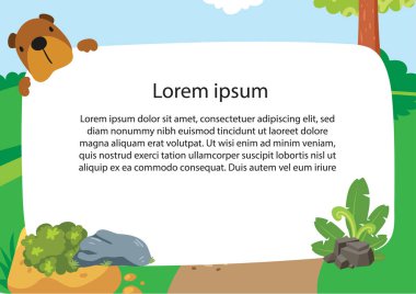 hayvanlar arka plan vektör tasarımı, Doğa arka plan vektör tasarımı