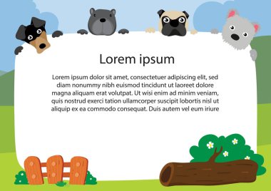 hayvanlar arka plan vektör tasarımı, Doğa arka plan vektör tasarımı