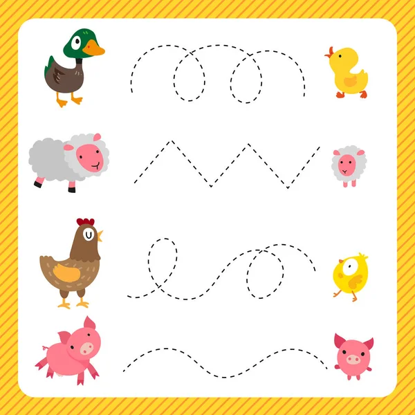 Çocuk, çocuk için sanat vektör tasarımı için çalışma sayfası vektör tasarımı