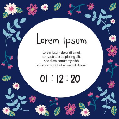 çiçek arka plan vektör tasarımı, çiçek arka plan vektör tasarımı