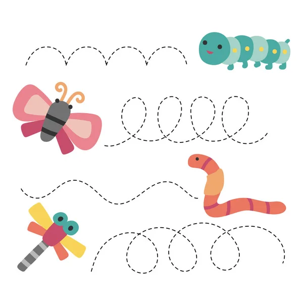 Çocuk, çocuk için sanat vektör tasarımı için çalışma sayfası vektör tasarımı