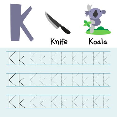 Koala çizim çizgi vektör tasarımı
