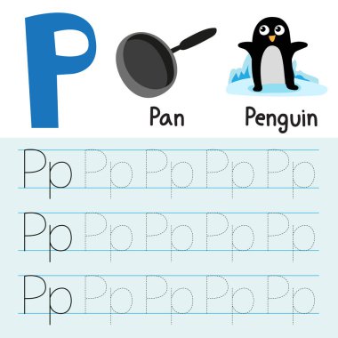 penguen çizim çizgi vektör tasarımı