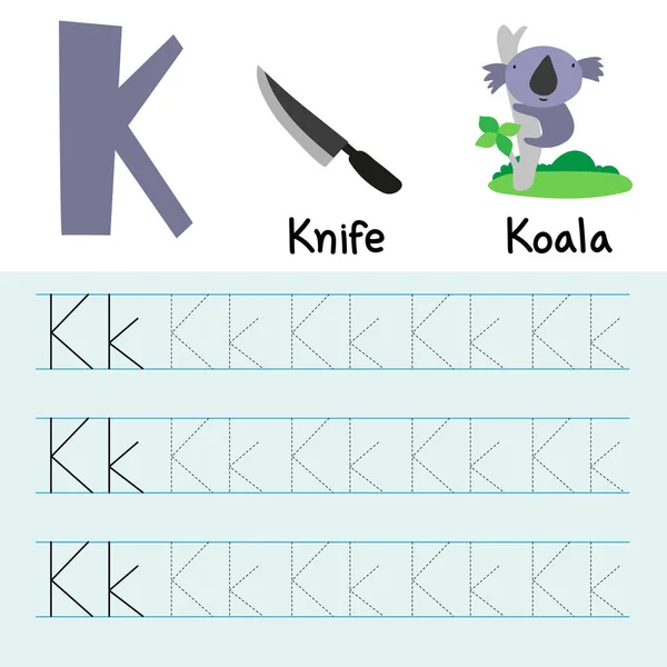 Koala Zeichnung Linie Vektor Design — Stockvektor