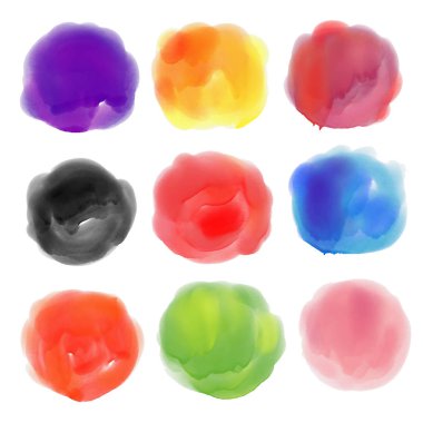 suluboya kartı vektör tasarımı, suluboya arka plan vektör tasarımı