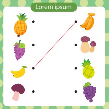 Gıda çalışma sayfası vektör tasarımı, gıda sanat vektör tasarımı