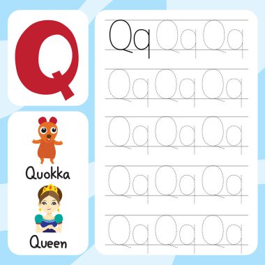 Kraliçe çizim çizgi vektör tasarımı