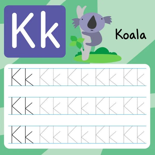 Koala Kreslení Linie Vektorová Design — Stockový vektor