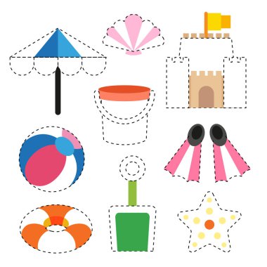 toy worksheet vector design, toy artwork vector design clipart