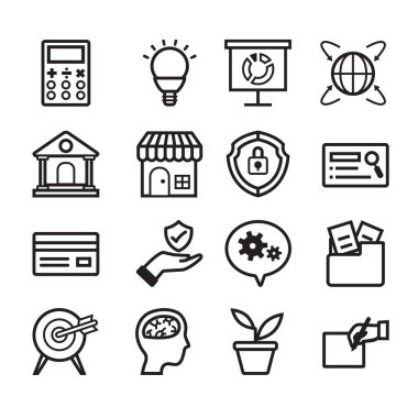 çevrimiçi alışveriş, e-ticaret simgesi vektörü