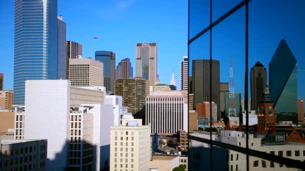 Edifício Vidro Moderno Arranha Céu — Vídeo de Stock