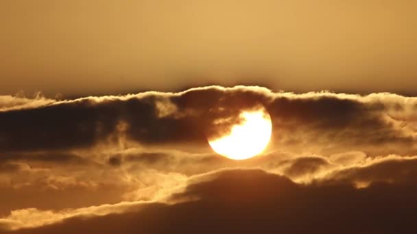 Schöner Himmel Mit Wolken — Stockvideo