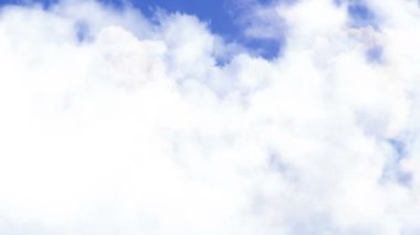 Bulutlu güzel gökyüzü