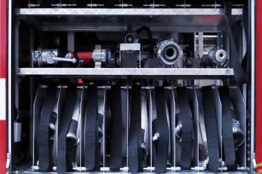 Ayrıntılar ve itfaiye arabası yapısını