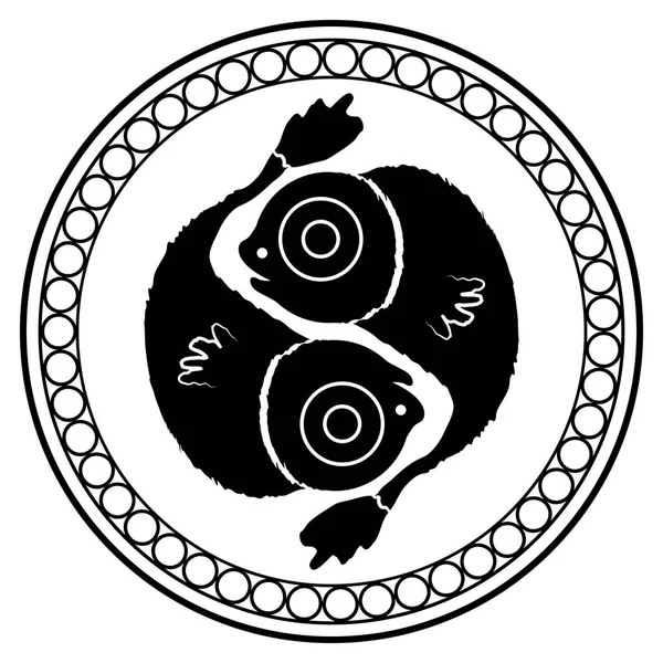 Fisch für Logo — Stockvektor