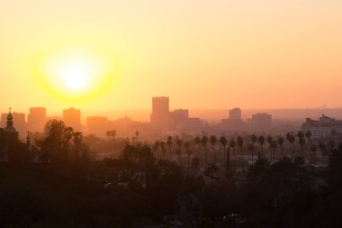 Sunset Bulvarında Kore şehir Los Angeles