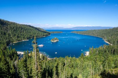 Emerald Bay Lake Tahoe clipart