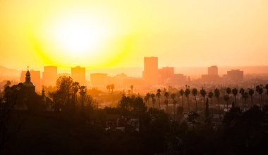 Sunset Bulvarında Kore şehir Los Angeles