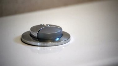 Flushing tuvalet. Çift floş düğmesini tuvalet, Flush tuvalet, tuvalet floş kolu