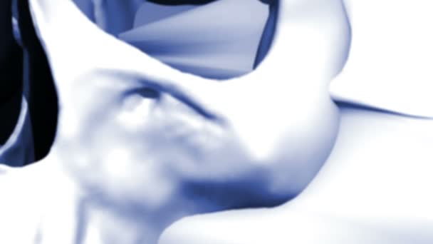 Un modèle de crâne humain  