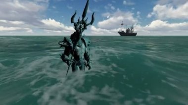 Neptün (Poseidon) 3D animasyon bakın