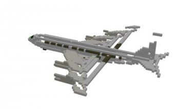 Şekil geçişin - dinamik voxels 3 boyutlu görselleştirme