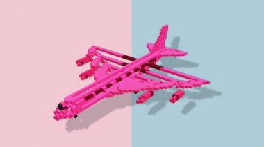 Şekil geçişin - dinamik voxels 3 boyutlu görselleştirme