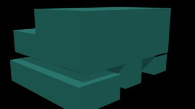 Şekil geçişin - dinamik voxels 3 boyutlu görselleştirme