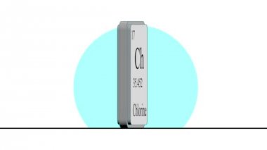 Klor. Periyodik tablonun Mendeleev sisteminin öğesi.