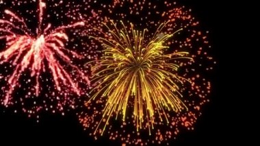 havai fişek etkisini çizgi film animasyon