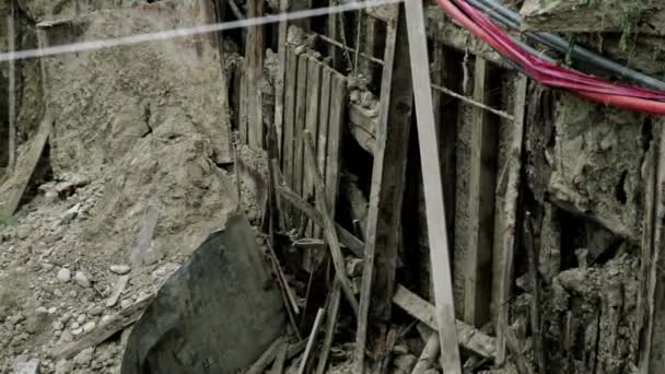 Excavación Para Construcción Del Edificio — Vídeos de Stock