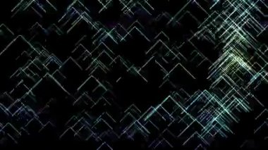 Animasyon - kare binlerce sineği şekil. Alfa kanalı 