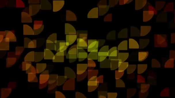 Κινούμενα Σχέδια Χιλιάδες Τετράγωνο Σχήμα Μύγα — Αρχείο Βίντεο