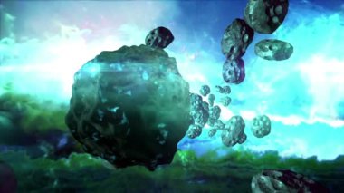 Bulutsusu ve Asteroid alanında derin uzay