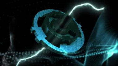 Merhaba Teknik Dişli döner yakın çekim