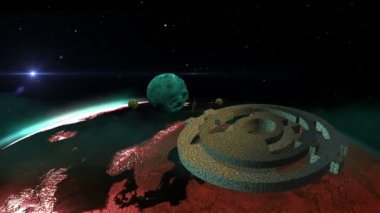 UFO, Bulutsusu ve derin uzay gezegen